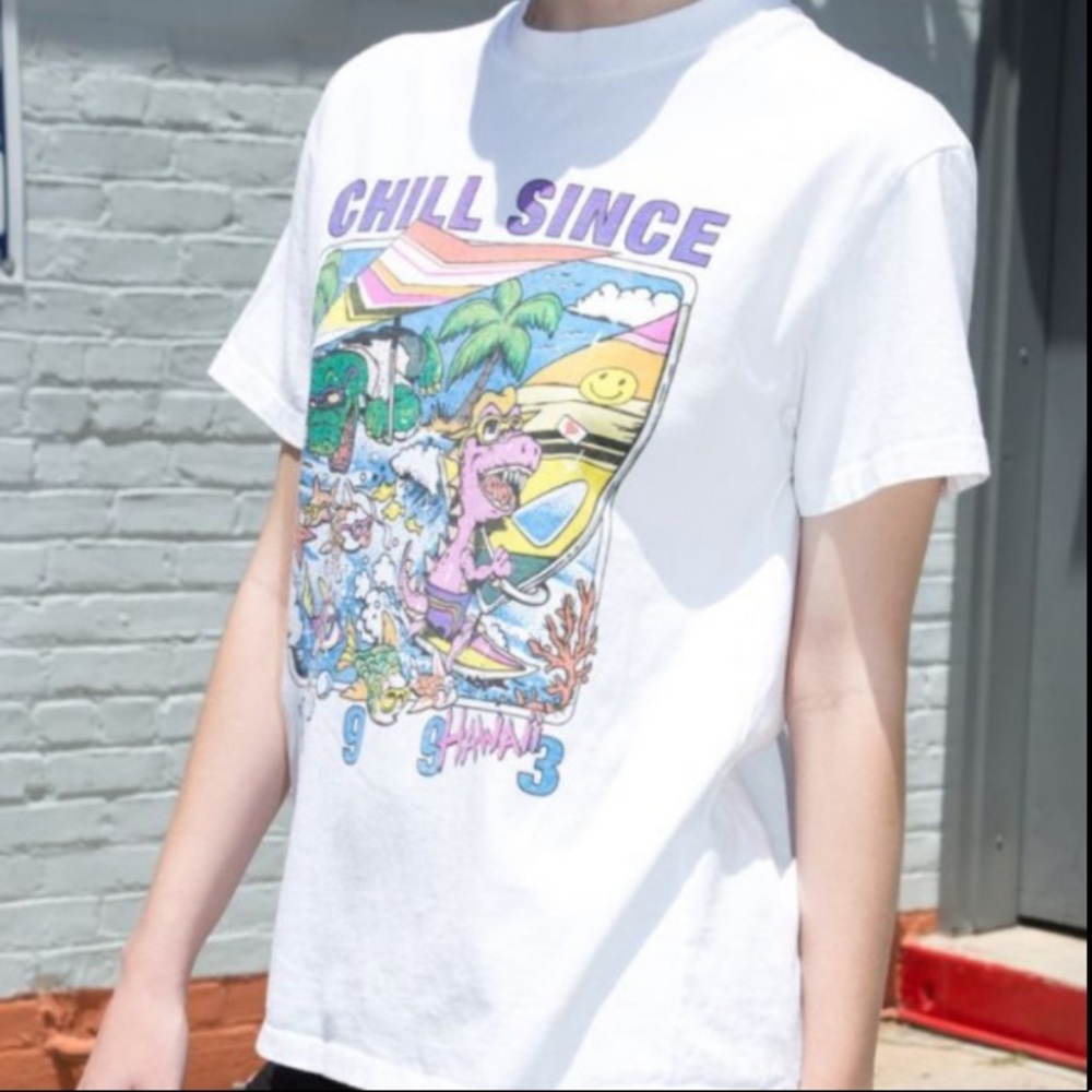 brandy melville chill since 1993 hawaii marina top